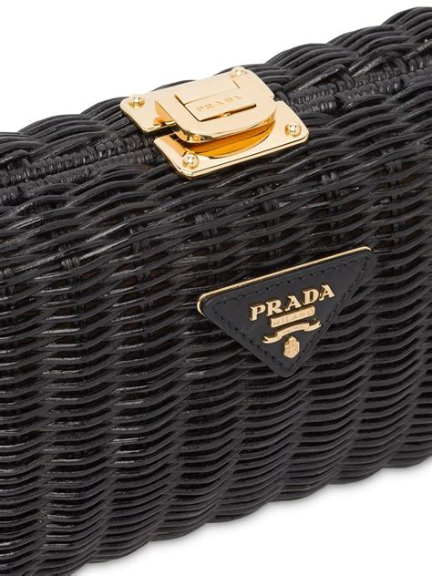 farfetch prada clutch.